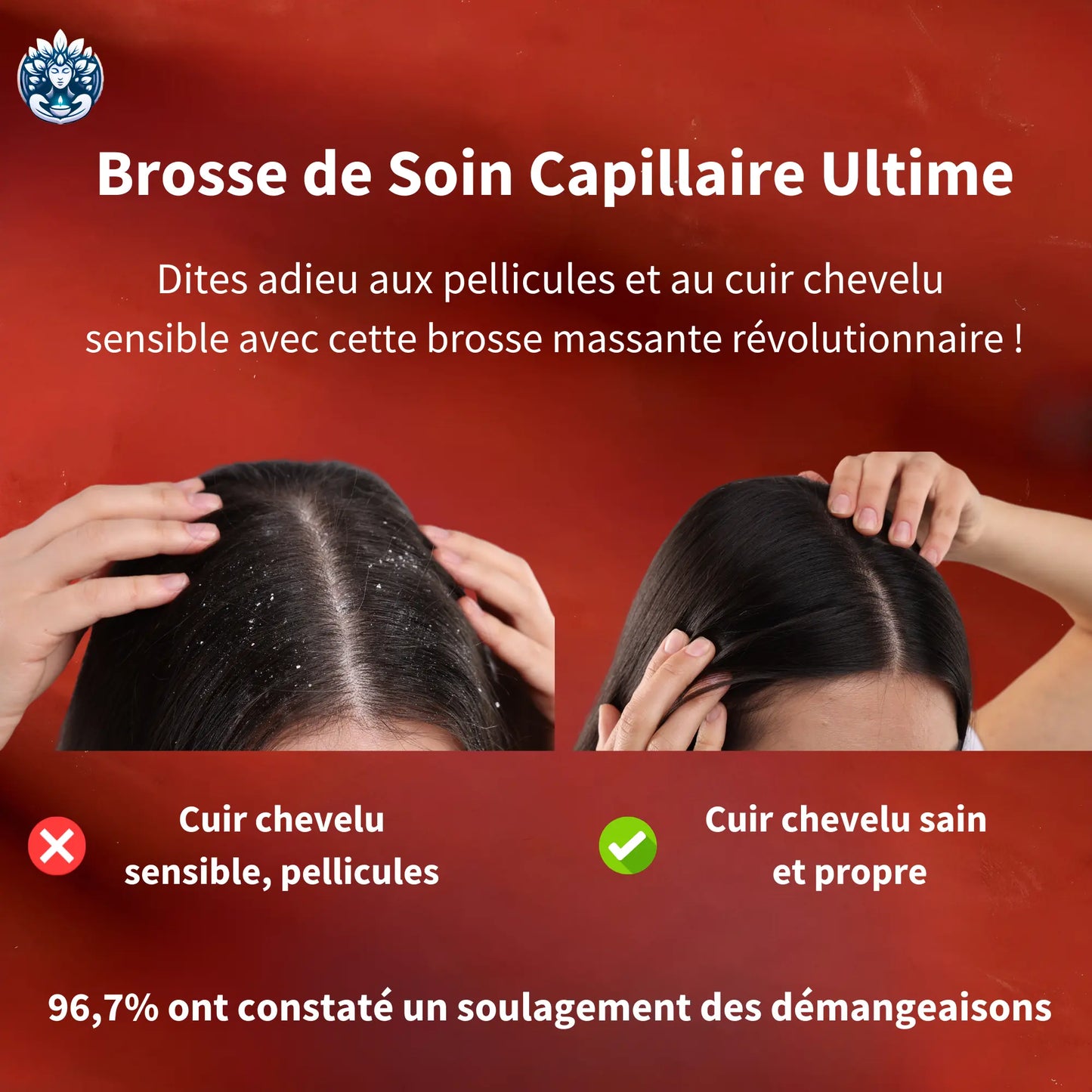 Brosse de massage-luminothérapie My Store