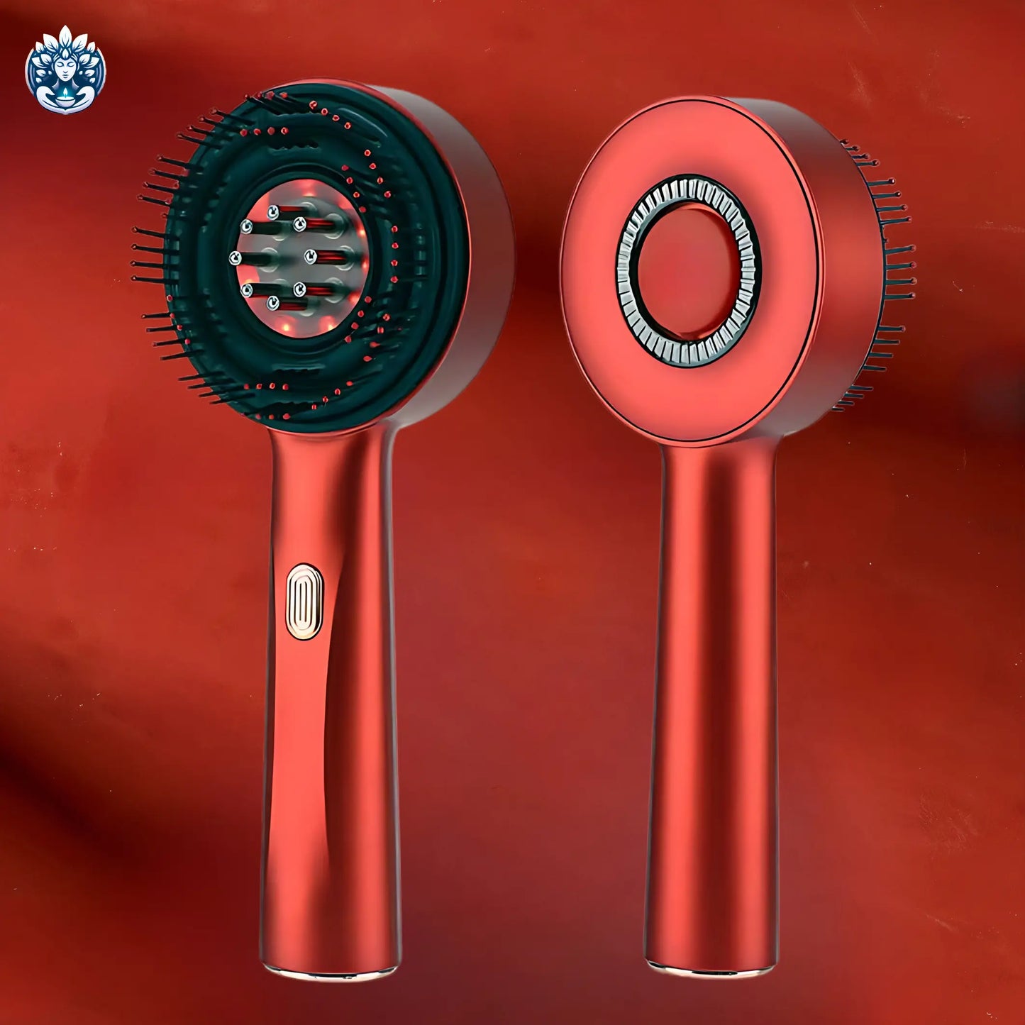 Brosse de massage-luminothérapie Redbeauty